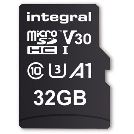 Cartes micro SD INTEGRAL INMSDH32G-100V30 (1/2)