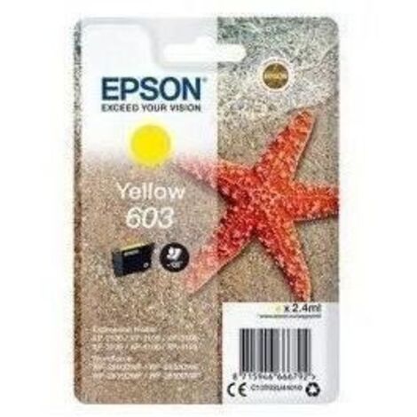 EPSON Cartcouhe dencre Singlepack 603 Ink - Jaune (1/3)