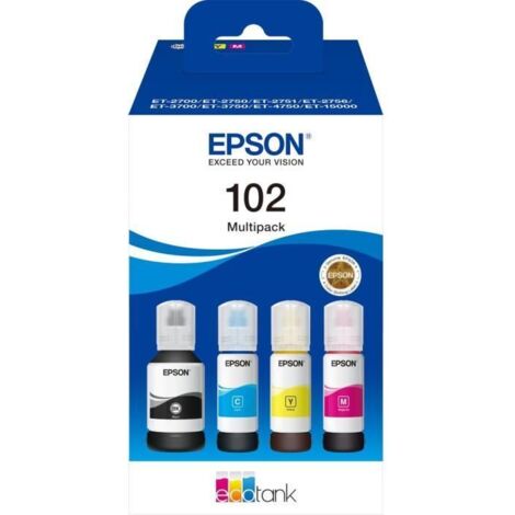 Multipack 4 couleurs EcoTank 102 (1/2)