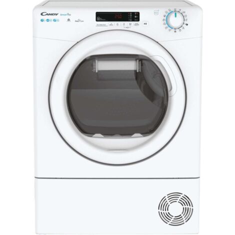 Candy – Sèche-linge frontal 7kg – Classe énergétique E – Pompe à chaleur – WiFi + Bluetooth – Départ différé (1/7)