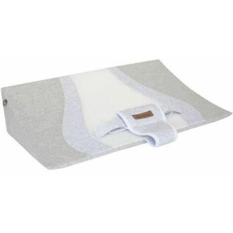 DOMIVA Plan incline 3D Wave - Maille 3D alveolaire - 25 - Blanc - 60 x 120 cm (1/3)