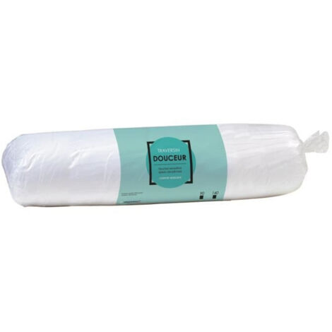 Les Tendances – Traversin microfibre 140 cm – Garnissage 950g – Housse polyester hypoallergénique – Lavable en machine