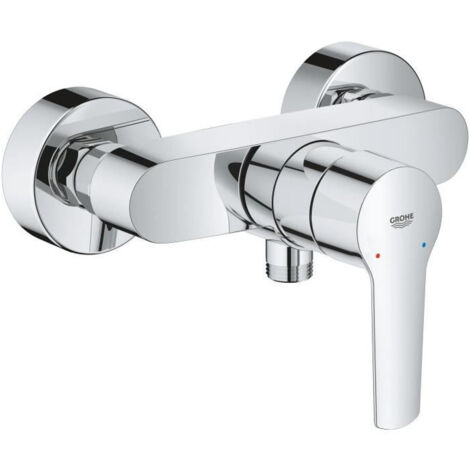 Grohe – Mitigeur de douche monocommande mural – Raccord fileté 1/2" – Finition chromée brillante – Clapet anti-retour intégré (1/10)