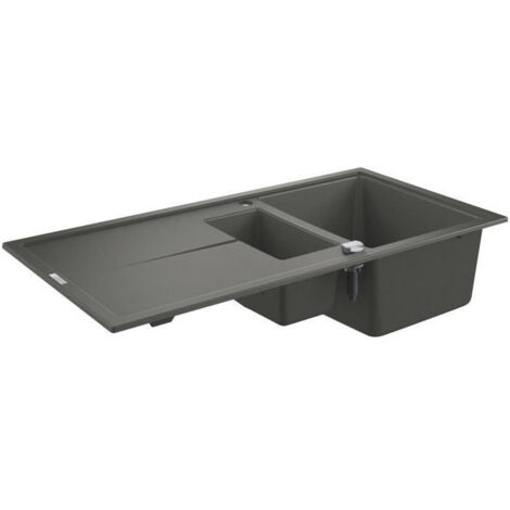 Evier composite - avec egouttoir - GROHE - K400 (1/5)