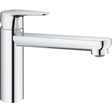 Mitigeur de cuisine avec bec pivotant 140° – Finition chromée GROHE StarLight – Mousseur remplaçable sans outil – 31717000 (1/5)