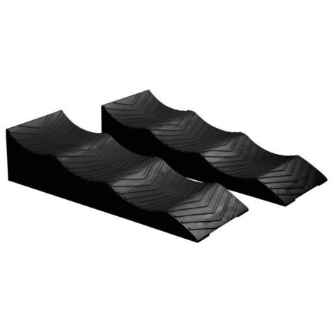 Cales pour camping-car - OPTIMA - 3 niveaux 4 / 7 /10 cm - 2500 Kg max par cale - Sac de rangement inclus - X2
