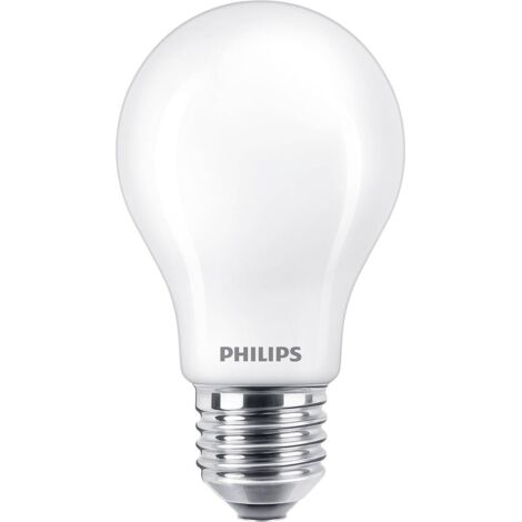 Philips – Ampoule LED E27 forme de poire 10.5 W = 100 W blanc chaud 2700K – Durée de vie 15000 h – Ø 6 cm x L 10.4 cm – 1 pièce (1/5)