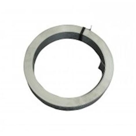 HD-Line FEUIL25 Feuillard Galvanisé 25 M Pour Cerclage Cheminée - Fixation Antenne & Parabole, Largeur 40 Mm, Gris Métallisé