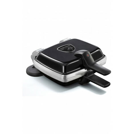 Gaufrier professionnel 1000W – 2 gaufres simultanées – Plaques en fonte d'aluminium – Revêtement antiadhésif – Lagrange