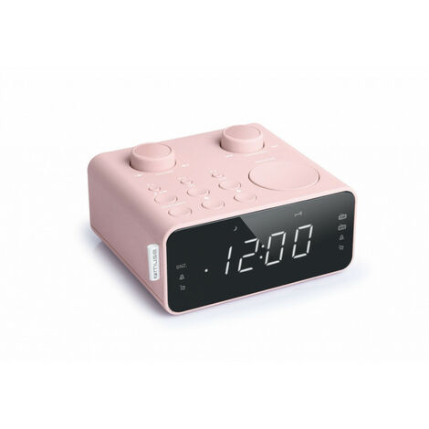 Muse M-17 CPK Radio-réveil Rose Compact et Élégant