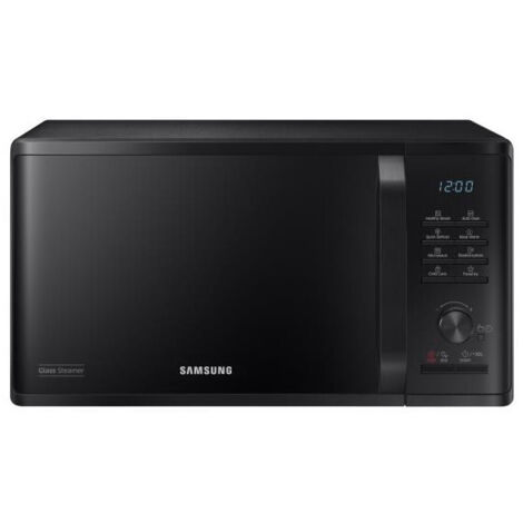 Samsung – Micro-ondes à poser 23L 800W noir – 6 niveaux de puissance – Cavité céramique émail – Minuteur 99 min – Programmes automatiques - SOLO 23 L