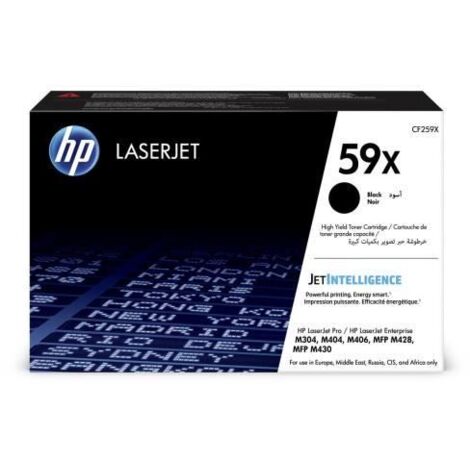 HP 59X Cartouche de toner noir LaserJet grande capacité authentique (CF259X) pour LaserJet Pro M304/M404/MFP M428