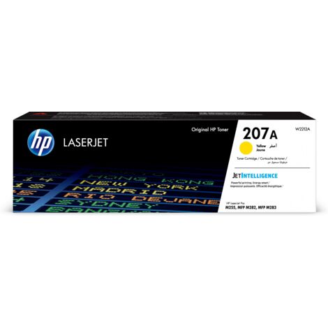 TONER HP 207 (W2212A) jaune - cartouche authentique pour imprimantes HP Color LaserJet Pro M255/MFP M282/ M283