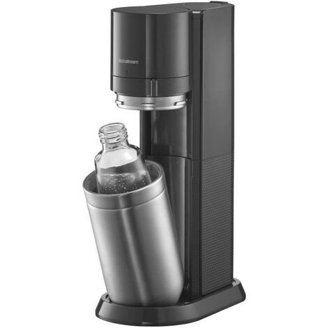 SODASTREAM DUONCB - Machine DUO Noire Pack 4 bouteilles (2 carafes DUO + 2  Fuse LV) +