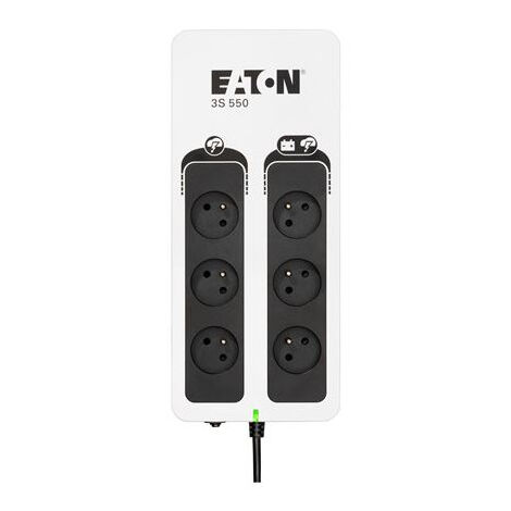Eaton – Onduleur 550 VA 330 W – 6 prises protégées – Tension d'entrée CA 220-240 V – 3S550F – Autonomie 8 min pour sauvegarde (1/10)