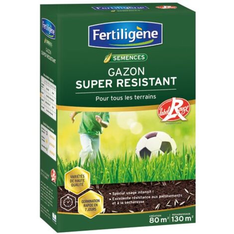 FERTILIGENE Gazon Super Résistant Tous Terrains - 2 kg (1/4)