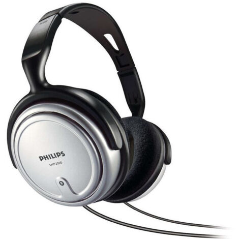 Casque avec fil Philips SHP2500 Noir et Gris (1/5)