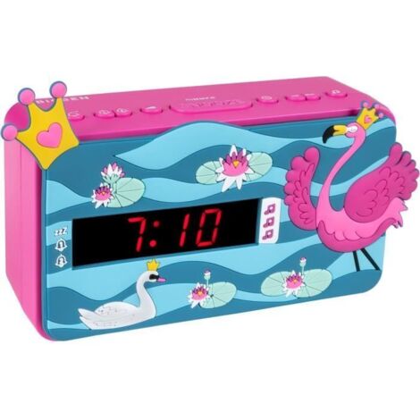 BIGBEN R15PRINCESS3D Enceinte Bluetooth Reveil Face Effet 3D Decor Princesse (1/5)