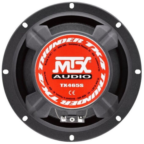 MTX Haut-parleurs kit 2 voies TX465S - 16,5 cm - 80W