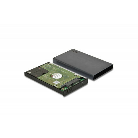 Boitier externe Port Designs USB Type C pour disque dur SATA 2.5 Gris