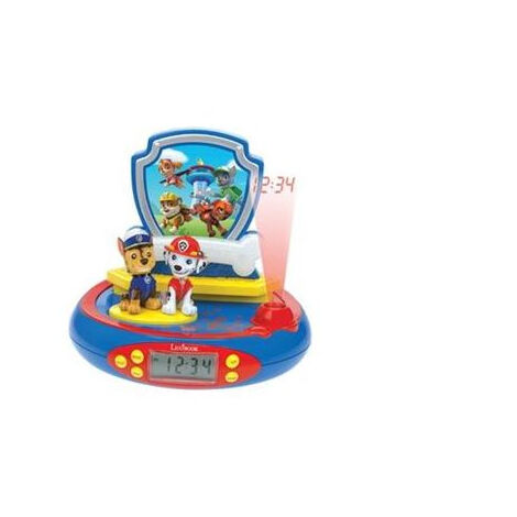 Radio Réveil Projecteur Lexibook Pat Patrouille Chase 3D avec sons de super héros