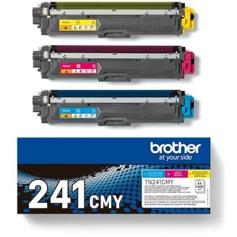 Brother TN-241CMY Cartouche de toner 3 pièce(s) Original Cyan, Magenta, Jaune