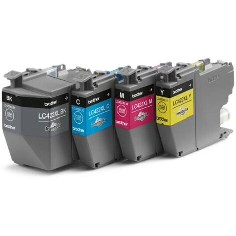 Pack 4 cartouches LC422XLVAL - BROTHER - Pour Business Smart MFC-J5340DW. MFC-J5345DW. MFC-J5740DW. MFC-J6540DW et MFC-J6940DW (1/3)