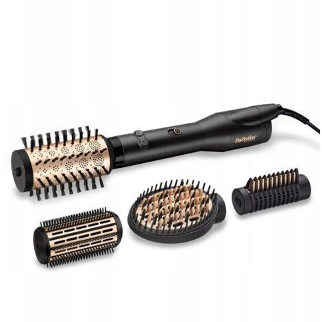 BABYLISS BIG HAIR LUXE AS970E - Brosse soufflante rotative multistyle - 50mm ceramique - Brosse fixe 38mm - 650W