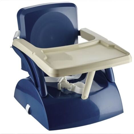 Siège rehausseur 2 en 1 THERMOBABY YEEHOP - Harnais de sécurité 3 points - Plateau amovible - Bleu océan