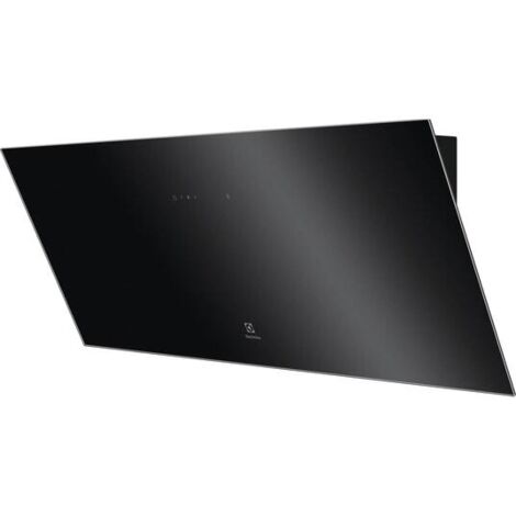 Electrolux – Hotte décorative murale 898mm – Moteur puissant 535m³/h – 3 vitesses – Éclairage LED – Classe C – Filtre aluminium/charbon - LFV339K