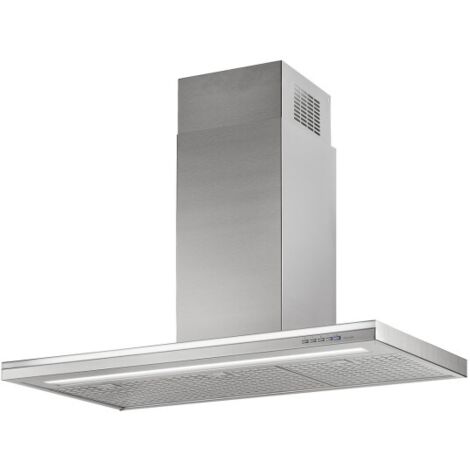 Hotte décorative murale 120 cm – Débit d'air 800 m³/h – Classe énergétique C – Commandes électroniques rétro-éclairées – Aspiration périmétrale – Falmec - Lumen1630