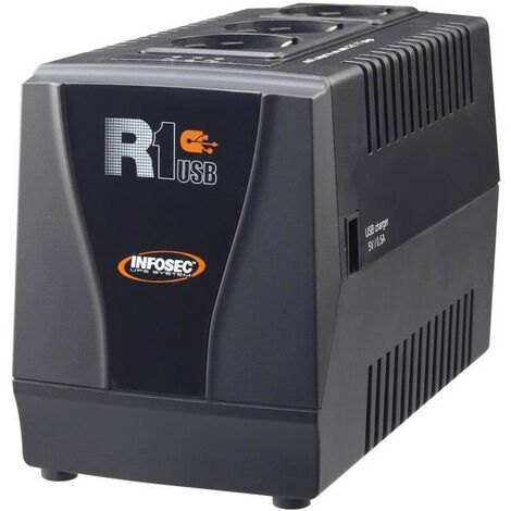 INFOSEC - R1 USB 600 - Régulateur de tension automatique - Garantie 1 an