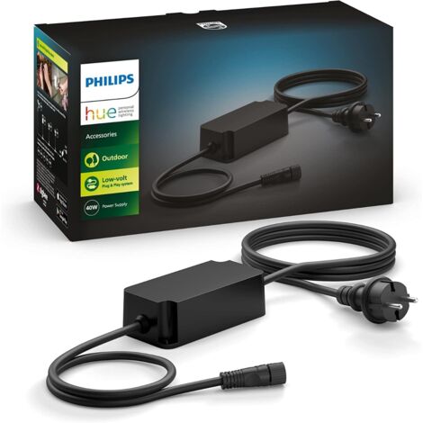 Alimentation extérieure 40W IP67 pour luminaires Philips Hue – Résistante à l'humidité – 220-240V – Installation facile (1/10)