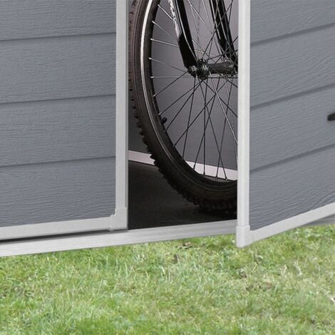 KETER - Abri de jardin en résine 4,4 m² Premium 86 Gris