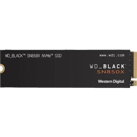 WESTERN DIGITAL Disque dur SN850X - NVME SSD - 2TB interne - Format M2 - Noir (1/4)