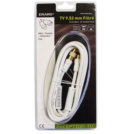 Cordons coaxiaux TV et satellite ITC ERARD CONNECT 4631 (1/3)