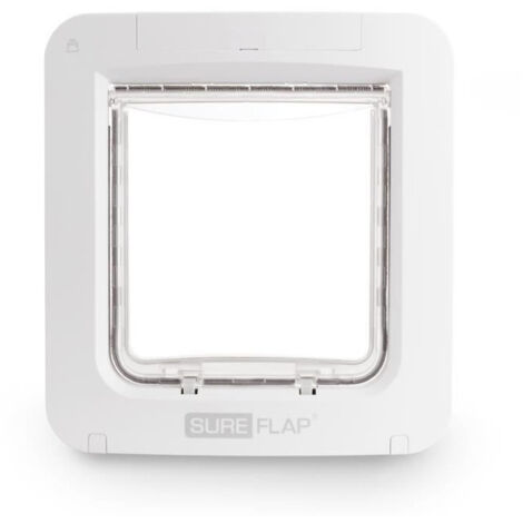 Les Tendances – Chatière à puce électronique SureFlap – Grande taille 281x262mm – Compatible toutes puces RFID – Application pour contrôle à distance