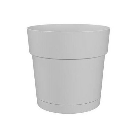Pot a fleurs et plantes rond CAPRI LARGE - Plastique - Réservoir d'eau - diametre 30 cm - Blanc - ARTEVASI (1/3)