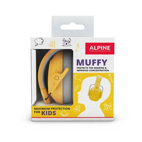 Casque antibruit pour enfant Alpine Muffy MKIDS YE Jaune (1/6)