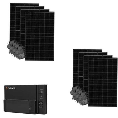 Thomson – Kit solaire réseau 3KW avec 8 modules 3750W – 8 micros onduleurs Enphase IQ 7+ – Installation et démarches incluses (1/5)