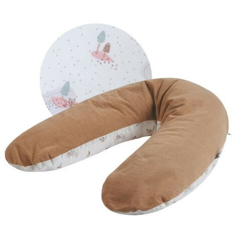 Coussin de maternité éponge microfibre Noisette TINEO