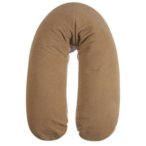 Coussin de maternité éponge microfibre Noisette TINEO