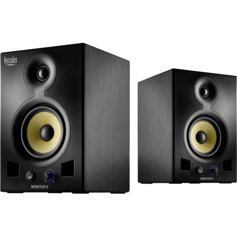 Paire d enceintes Hercules Monitor 5 160 Watts Noir