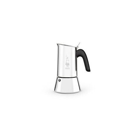 Cafetière italienne 6 tasses en inox – Bec anti-goutte – Valve de sécurité autonettoyante – Compatible tous feux – Bialetti