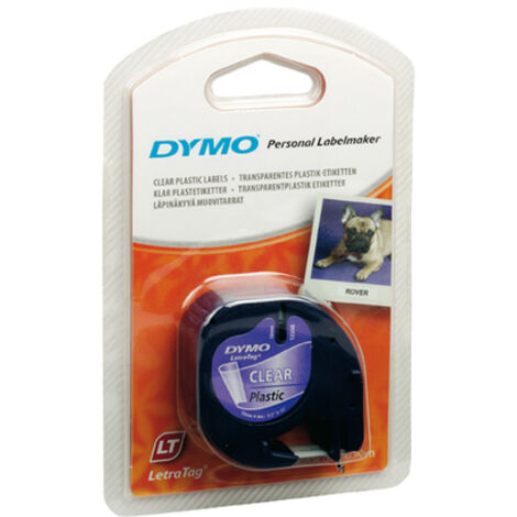 DYMO LT Couleur de ruban: transparent Couleur de police: noir 12 mm 4 m S0721530