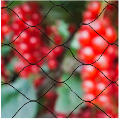 Filet anti-oiseaux NATURE Primo 10 x 10 m Noir - Mailles 28mm - Polyéthylene 12gr/m²
