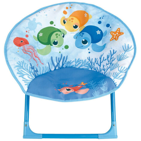 Fun house ma petite carapace siege lune pliable tortues aquatiques pour enfant h.47 x l.54 x p.42 cm (1/3)