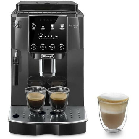 Delonghi – Cafetière expresso automatique 1450W – 15 bars – Broyeur intégré 13 niveaux – 2 tasses simultanément – Réservoir 1,8L - DEL8004399025370