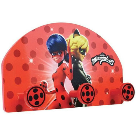 Fun house miraculous ladybug porte manteau pour enfant h.37 x l.21.5 x p.68 cm (1/4)