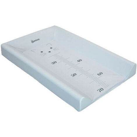 Matelas à langer à rebords Gris clair 50x80 cm